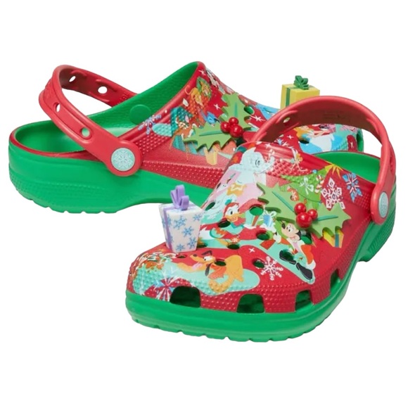 Mickey Mouse and Friends Holiday Clogs by Croc NWT - Picture 10 of 13